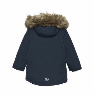 Fiú kabát COLOR KIDS Parka w.fake fur, AF 10.000, total eclipse kép