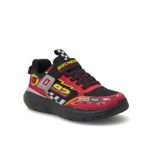 Fiú szabadidő cipő SKECHERS Skech Tracks black red kép