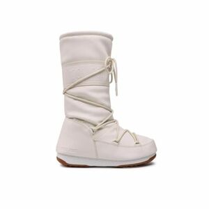 Női magas téli csizma MOON BOOT High Rubber cream kép