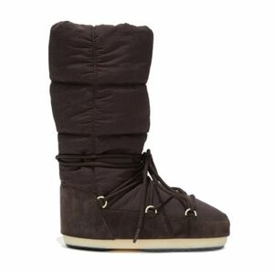 Magas téli csizma MOON BOOT Icon Soft dark brown kép