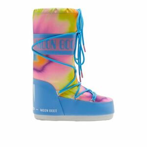 Magas téli csizma MOON BOOT Icon Tie Dye alaskan blue kép