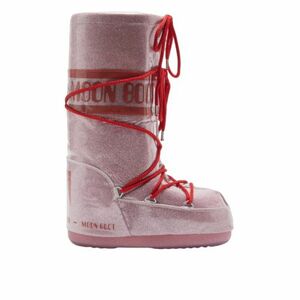 Magas téli csizma MOON BOOT Icon Glitter pink kép