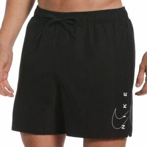 Férfi fürdőruha NIKE SWIM Swoosh Break 5 inch-001-Black kép