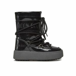 Lányok téli bokacsizma MOON BOOT J-Track Tube Glitter K black kép