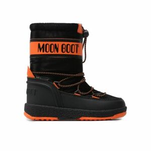 Fiúk magas téli csizma MOON BOOT Boy Sport black orange kép