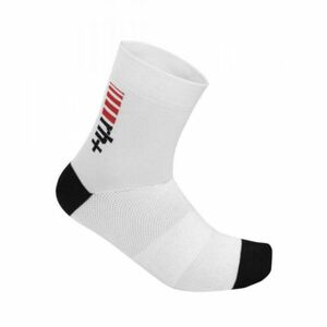 Férfi kerékpáros zokni RH+ Zero Sock 13, white black kép