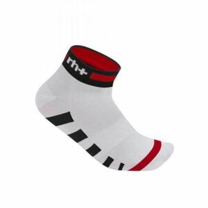 Férfi kerékpáros zokni RH+ Ergo Sock 3, white red black kép