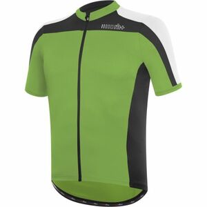 Rövid ujjú férfi kerékpáros mez RH+ Space Jersey, grass green black white kép