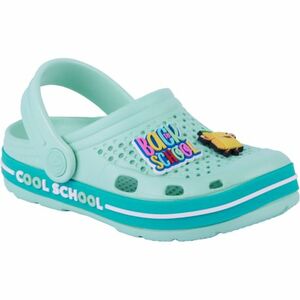 Lányok crocs (rekreációs lábbeli) COQUI Lindo + Amulet light mint turquoise kép