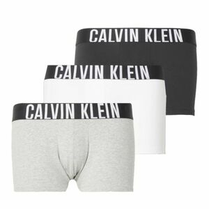 Férfi boxerek CALVIN KLEIN TRUNK 3PK-BLACK GREY HEATHER WHITE kép