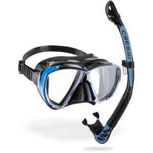 Búvár snorkeling készlet CRESSI BIG EYES EVOLUTION+ALPHA UD COMBO BLACK BLUE kép