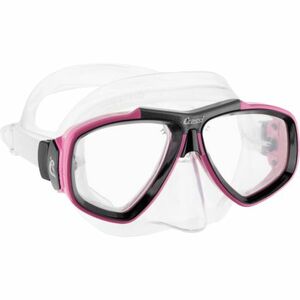 Búvármaszk CRESSI FOCUS MASK SIL CLEAR FRAME PINK kép