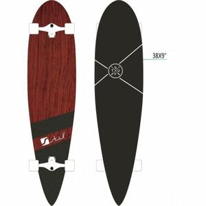 Longboard STUF LONG BEACH brown kép