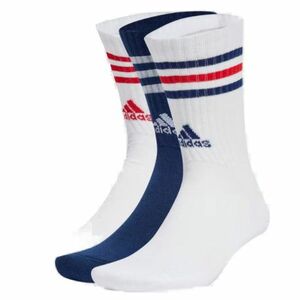 Zokni ADIDAS 3 PACK-SPW CRW-WHITE NAVBLU WHITE B kép