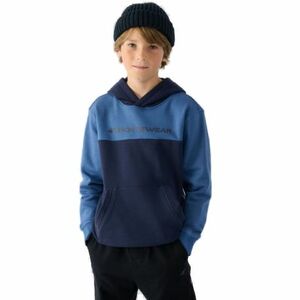 Fiú kapucnis pulóver 4F JUNIOR SWEATSHIRT-JWAW24TSWSM1222-30S-DARK BLUE kép