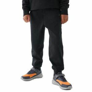 Fiú hőszigetelt melegítőnadrág 4F JUNIOR TROUSERS-JWAW24TTROM761-20S-DEEP BLACK kép