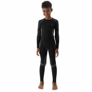 Felső és alsó fiú termo fehérnemű 4F JUNIOR SEAMLESS UNDERWEAR-JWAW24USEAM149-20S-DEEP BLACK kép