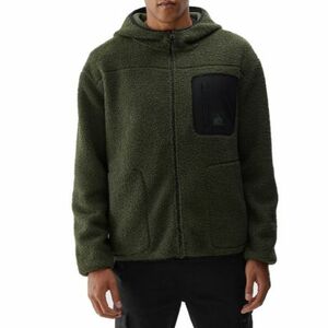 Férfi polár pulóver cipzárral 4F FLEECE-WAW24TFLEM253-43S-KHAKI kép