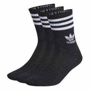 Zokni ADIDAS ORIGINALS 3 PACK-CREW SOCK-BLACK kép