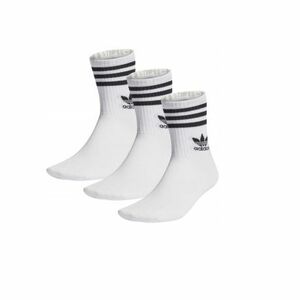 Zokni ADIDAS ORIGINALS 3 PACK-CREW SOCK-WHITE kép