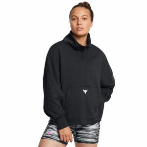 Hőszigetelt, kapucnis női pulóver UNDER ARMOUR PROJECT ROCK PROJECT ROCK W Half Zip Pullover-BLK kép