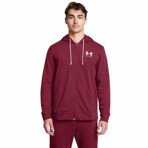 Férfi pulóver cipzárral UNDER ARMOUR UA Rival Terry LC FZ-RED kép