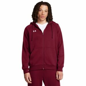 Hőszigetelt férfi pulóver cipzárral UNDER ARMOUR UA Rival Fleece FZ Hoodie-RED kép