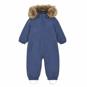 Gyermek téli overál COLOR KIDS Coverall W. Fake Fur-741590.7150-Vintage Indigo kép