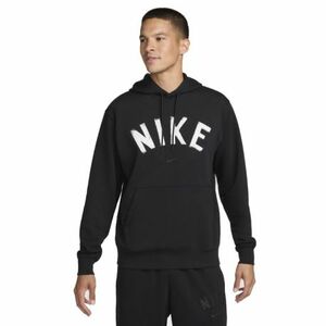 Férfi kapucnis pulóver NIKE M NK DF SWOOSH FLEECE PO HOOD-010 BLACK BLACK WHITE kép