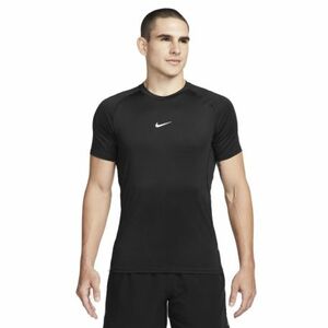 Rövid ujjú férfi edzőing NIKE PRO DF SLIM TOP SS-010 BLACK WHITE kép