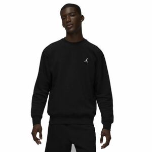 Férfi pulóver kapucni nélkül NIKE M J BRKLN FLC CREW-010 BLACK WHITE kép