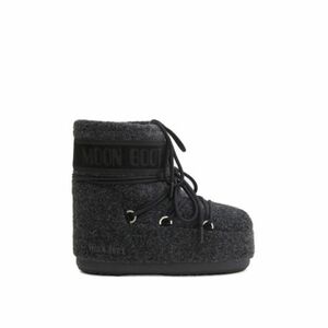 Téli bokacsizma MOON BOOT RESORT COL. MB ICON LOW FELT-N003 BLACK MELANGE kép