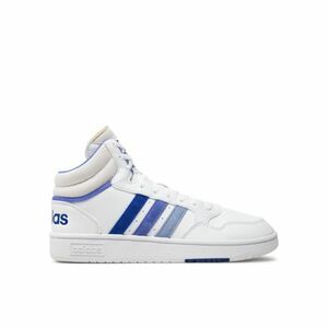 Férfi szabadidős lábbelik ADIDAS Hoops 3.0 Mid cloud white blue spark semi cobalt blue kép