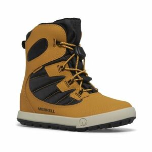 Gyermek magas téli csizma MERRELL Snow Bank 4.0 WTRPF wheat kép