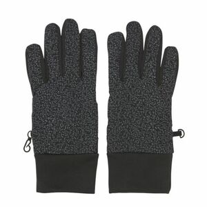 Gyermek síkesztyű COLOR KIDS Gloves-Smart touch, reflective-6671.1191-Black kép