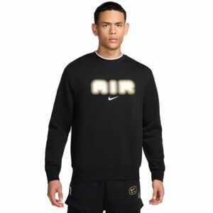 Hőszigetelt férfi pulóver NIKE M NSW SW AIR CREW FLC BB-010 BLACK METALLIC GOLD kép