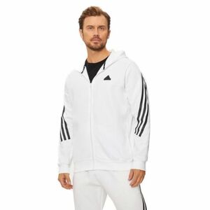 Férfi pulóver cipzárral ADIDAS M FI 3S FZ-JJ4158-White kép