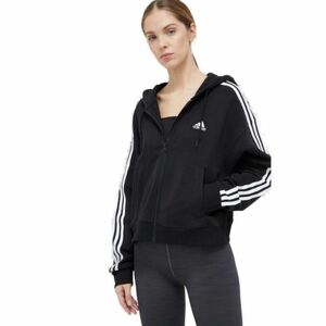 Női pulóver cipzárral ADIDAS W 3S FT FZ S HD-IC8781-Black kép