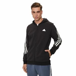 Férfi pulóver cipzárral ADIDAS M FI 3S FZ-IR9159-Black kép