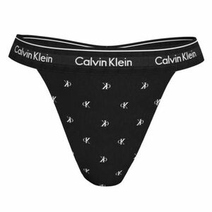 Női bugyi CALVIN KLEIN 1 PACK-STRING THONG-DIAMOND LOGO_BLACK kép