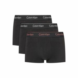 Férfi boxerek CALVIN KLEIN 3 PACK-LOW RISE TRUNK-B- SILVER, RED, SILVER LUREX LGS kép