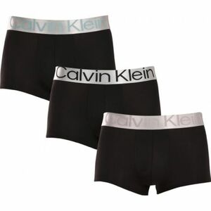 Férfi boxerek CALVIN KLEIN 3 PACK-LOW RISE TRUNK-B- BLACK, ZONI BEACH, ASH LGS kép