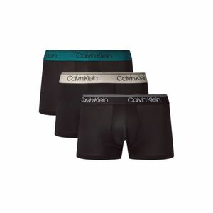 Férfi boxerek CALVIN KLEIN 3 PACK-LOW RISE TRUNK-B- BLACK, ASH, MEDITERRANEA WBS kép