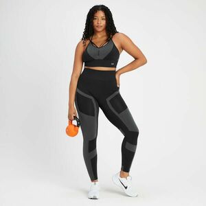 MP Női Impact Scrunch Seamless Sportmelltartó - Fekete - L kép