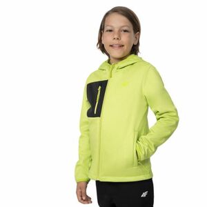 Fiú túra softshell kabát 4F JUNIOR SOFTSHELL JACKET M041-45S-CANARY GREEN kép