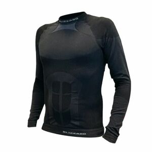 Férfi termikus póló hosszú ujjal BLIZZARD Essential mens long sleeve, anthracite kép