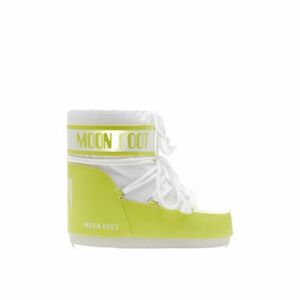 Női alacsony téli csizma MOON BOOT MB ICON LOW NYLON BA01 CYBER LIME WHITE kép