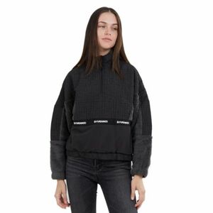 Női polár pulóver FUNDANGO Calypso Hybrid Pullover-890-black kép