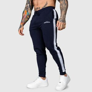 Jogger melegítőnadrág Iron Aesthetics Strips, navy kép