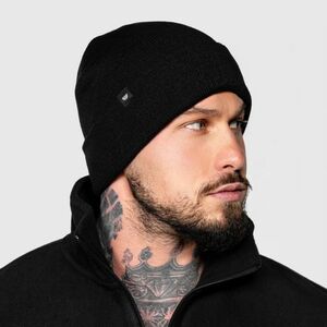 Téli beanie sapka Iron Aesthetics Topper, fekete kép